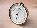19th century Holosteric Barometer with thermometer signed G.H & C Gowland, Sunderland.